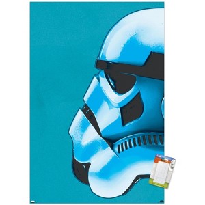 Trends International Star Wars: Archetype - Stormtrooper Helmet Unframed Wall Poster Prints - 1 of 4