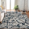 Area Rug Modern Botanical Floral Print Accent Rug, Soft Low Pile Indoor Carpet, Foldable Floor Cover for Living Room, Bedroom, Kitchen - 3 of 4