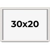 PosterPalooza | Shadow Box 1.5" Depth Silver Picture Frame - UV Acrylic, Backing Board, Hanging Hardware - 2 of 4