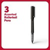 TRU RED Rollerball Pens Fine Point Assorted Colors 3/Pack (TR58251) - image 2 of 4