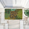 Stupell Industries Love Grows Here Leaves Printed Outdoor Door Mat, design by Angela Nickeas, 18"x30" - 4 of 4