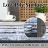 Machine Washable Vintage Printed Accent Area Rug Stain Resistant Non Slip Traditional Low Pile Floor Carpet for Living Room Bedroom Kitchen - 4 of 4