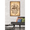 Trends International Brigid Ashwood - Sepia Bee and Rose Framed Wall Poster Prints - 2 of 4