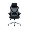 PAGED Ergonomic Office Chair Modern Computer Chair with Lumbar Support and Adjustable Armrests for Bedroom, Home Office - 3 of 4