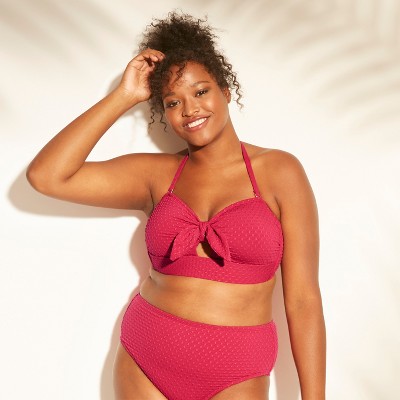 target plus size bathing suit tops