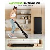 Deerrun 35.43 Inch Run belt 2.5 HorsePower Quiet Walking Jogging Portable Treadmills 250 LBS Capacity - 4 of 4