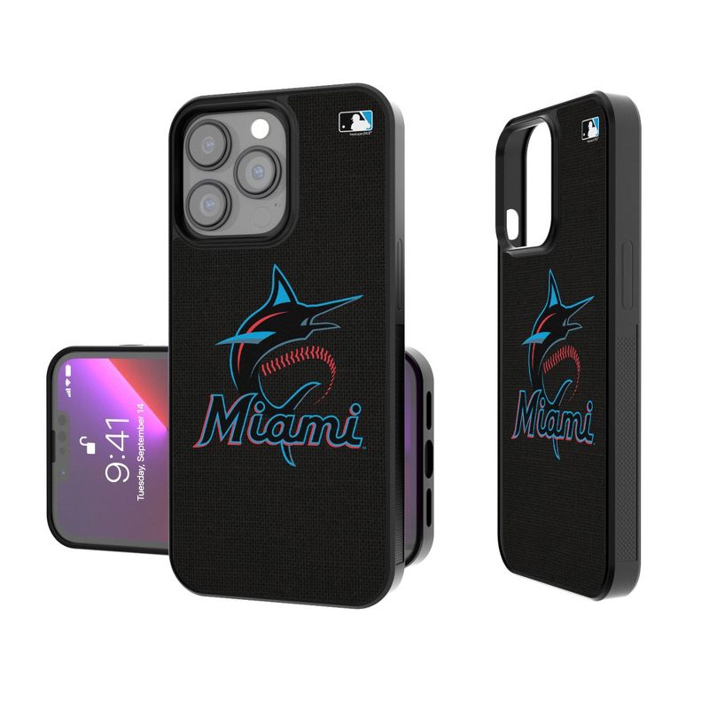 Keyscaper Miami Marlins Solid Bump Phone Case, 1 of 7