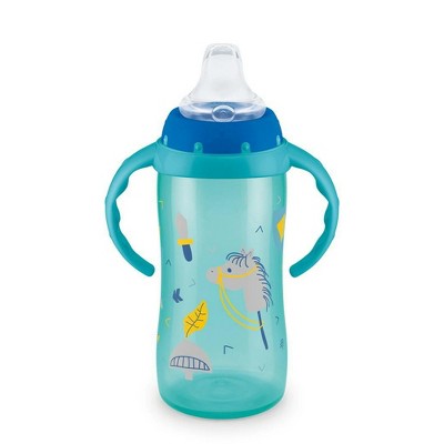 LunaLulinlk Learner Cup, 10oz, Soft Spout Sippy Cup, 1 Pack, Boy
