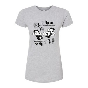 Women's - Bratz - Chains and Flames with Jade Fitted Graphic T-Shirt - 1 of 3