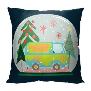 Warner Bros. Scooby-Doo Mystery Machine Globe Throw Pillow 18x18 Inches - 1 of 2