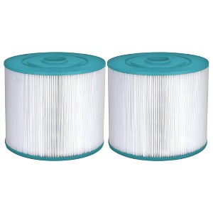 Hurricane Filters Replacement Spa Filter Cartridge for PVT50W, Unicel C-8350, Filbur FC-3053, Vita Spa - Best Value USA Pool & Spa Filters, 2 Pack - 1 of 4