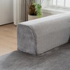 Corduroy L-Shaped Modular Sectional Sofa, Deep Seat Cloud Sleeper, No Assembly - 2 of 4