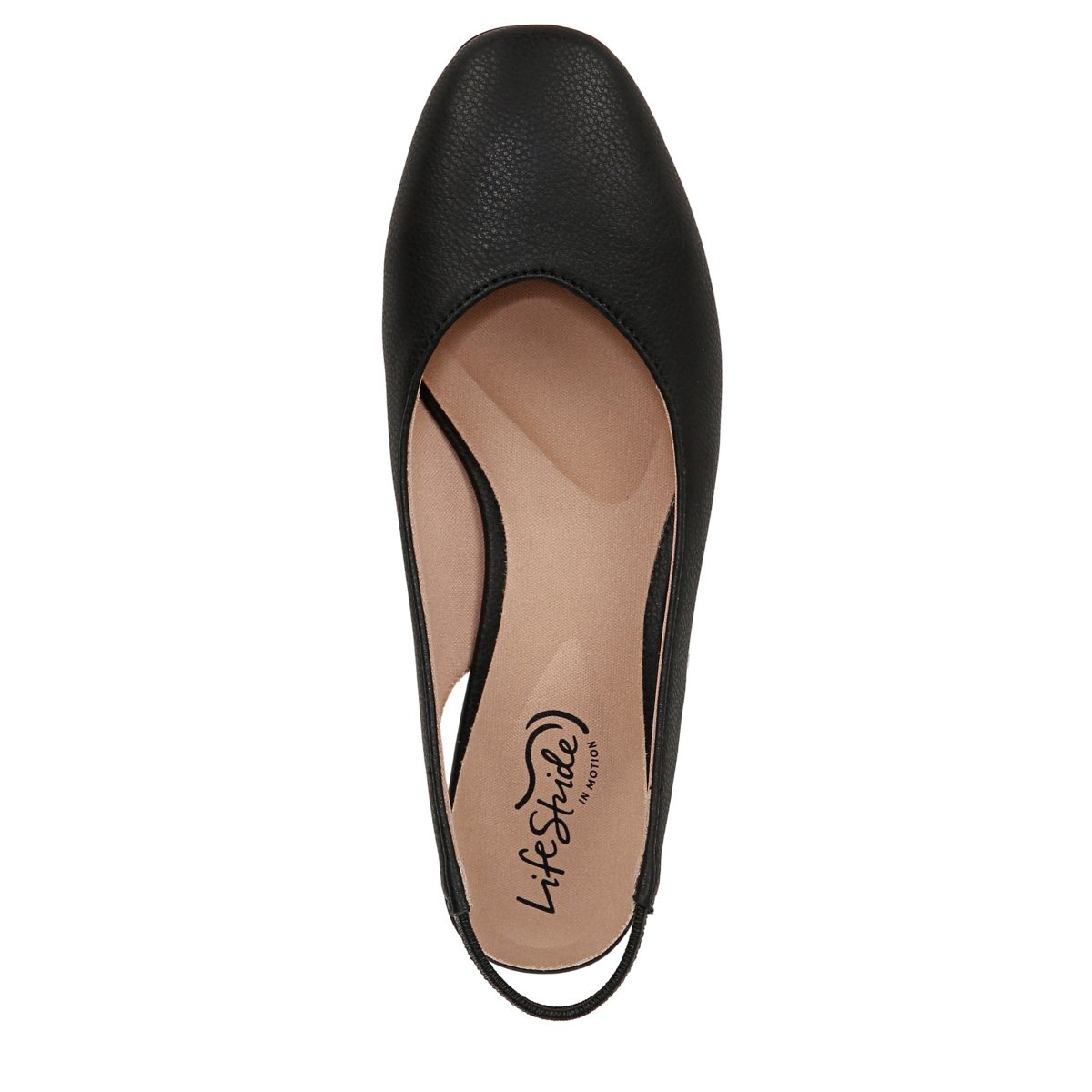Обувь LifeStride Womens Claire Slingback Ballet Flats Black 12 M — фото 7