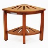 Oceanstar Corner Spa Bench Seat with Storage Shelf. - 2 of 4