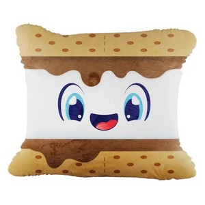 Scentco Smillow S’mores Scented Pillow, 15.75″ Plush Accent Throw, Ages 3+ - 1 of 2