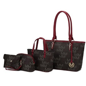 MKF Collection Alexy M Signature Tote Purse Handbag Women’s Set Vegan Leather by Mia K. - 1 of 4