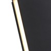 C Cattleya 2-Light Black Hardwired Aluminum LED Outdoor Wall Light - 4 of 4