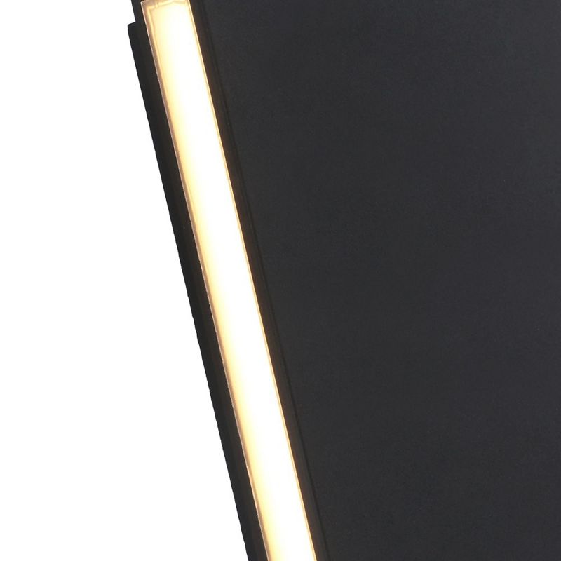 C Cattleya 2-Light Black Hardwired Aluminum LED Outdoor Wall Light, 4 of 9