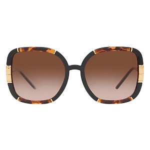 Tory Burch TY 9071U 189613 Womens Square Sunglasses Dark Tortoise/Black 57mm - 1 of 3