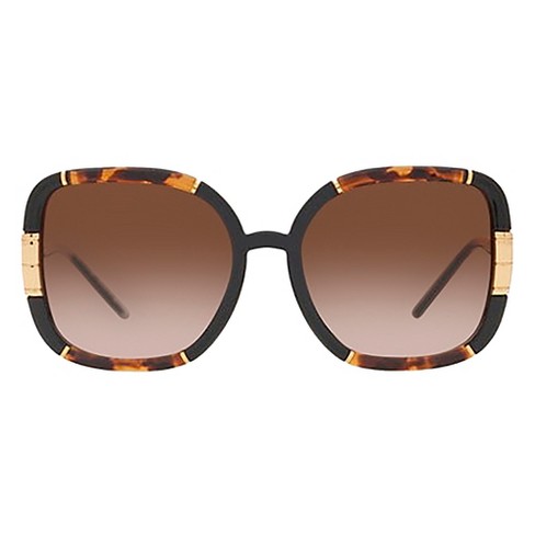 Tory Burch TY 9071U 189613 Womens Square Sunglasses Dark Tortoise/Black 57mm - image 1 of 3