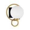 Savoy House Alhambra 1 - Light Wall Light in  Matte Black/Warm Brass - 4 of 4