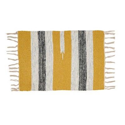 Multicolored Cotton Striped Harmony Placemats Set of 4