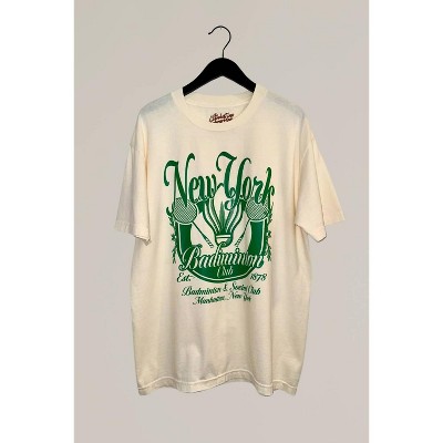 Women's Wo's new york badiminton oversized graphic tee - the Clandestine Underground