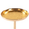 Syemin End Tables Adjustable Side Table Small Tea Martini Table Gold Natural Marble Decorative Pedestal End Table, Gold, 7.9"*7.9"*22.1" - 2 of 4