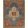 Unique Loom Outdoor Traditional Area Rug (Navy Blue and Rust Red) - 3 of 4