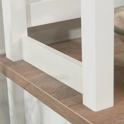 Cottage Road 66" White Bead Board Desk Hutch
