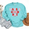 Simply Sage Market S.W.Smiley Have a Good Day Smiley Face Garment Dyed Long Sleeve - 3 of 4