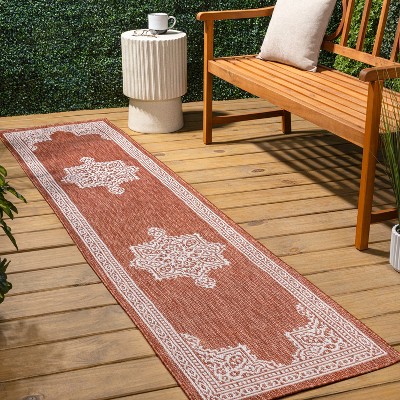 JONATHAN Y Arden Vintage Casual Medallion Indoor/Outdoor Area Rug