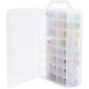 Bright Creations Clear Bobbins Case, Holds Up to 46 Sewing Thread Spools (14.35 x 10 x 3.25 in) - 4 of 4