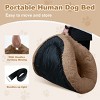 Large Dog Bed 67x43x8 Inches - Super Soft, Machine Washable & Portable With Handles, Non-Slip Bottom For Safety - 4 of 4