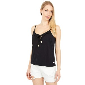 Hurley Womens Ruffled Tank Top - 1 of 2