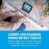 Carry-on Folding Piano 88 Touch - Ultra-Portable Full-Size Keyboard with 128 Voices, USB & MIDI over Bluetooth Connectivity - Travel Piano - 2 of 4