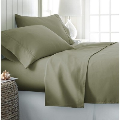 Noble House 100% Cotton 4Pc Sheet Set 300 Thread Count Breathable Naturally Cool Soft Cotton Sheets 18" Deep Pockets
