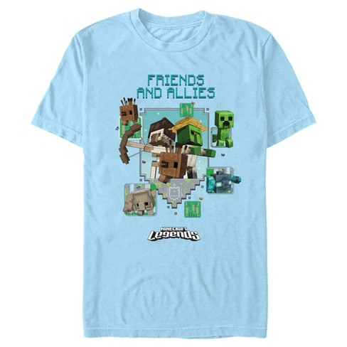 Men's Minecraft Legends Friends And Allies T-shirt : Target