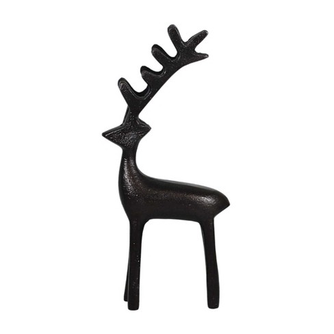 Ganz 8.5 Inch Standing Metal Deer Antlers Animal Figurines - image 1 of 3