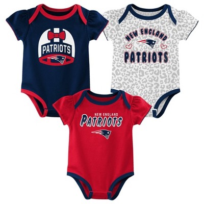 NFL Team Apparel Infant BABY Girl's Size 12-18M New England Patriots T-Shirt