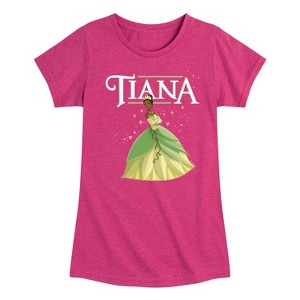 Girls' - Disney Princess - Tiana The Princess and the Frog Fitted Short Sleeve Graphic T-Shirt - 1 of 4