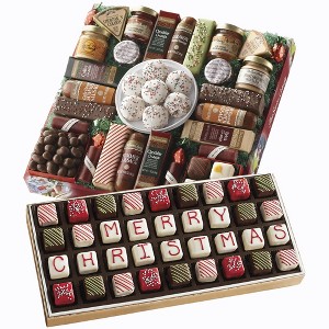 The Swiss Colony 27 Favorites and 36 'Merry Christmas' Petits Fours Christmas Gift Bundle - 1 of 4