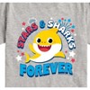 Boys' - Baby Shark - Stars and Sharks Short Sleeve Graphic T-Shirt - 2 of 4