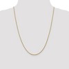 Black Bow Jewelry 1.5mm 14k Yellow Gold Solid Wheat Chain Necklace - 2 of 4