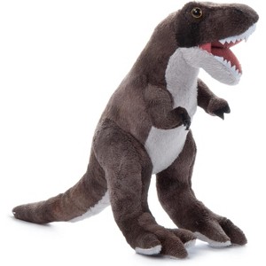 Petting Zoo Tyrannosaurus Rex Plush, Brown, 11", Ages 3 and Up - 1 of 1