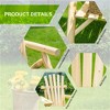SKRAN 2-Seat Wooden Adirondack Chair, Patio Bench with Table, Outdoor Loveseat Fire Pit Chair for Porch, Backyard, Deck - 4 of 4