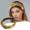 Unique Bargains Women's Thick Braided Velvet Headband Hairband Accessories 1.2 Inch Wide 1 Pc - 2 of 4
