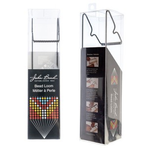 John Bead Bead Loom Kit, Seed Bead Loom Kit for DIY Necklace Bracelet Weaving Jewelry Making - 1 of 4