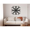 Sussexhome Helm Of Awe  Metal Wall Decor for Home and Outside - Wall-Mounted Geometric Wall Art Decor - Drop Shadow 3D Effect - 2 of 4