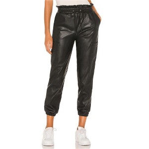n:philanthropy Womens Rou Vegan Leather Casual Jogger Pants - 1 of 3